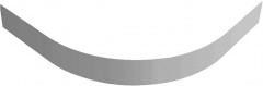 Панель для поддона Cezares Tray S-R-80-SCR-W