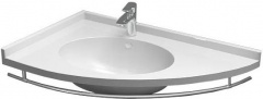 Раковина Dolomite Ибис 90 L (c полотенцедержателем)