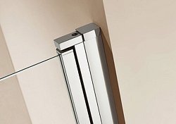 Шторка на ванну Cezares Eco O-V-11-120/140-C-Cr