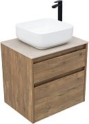 Тумба с раковиной Aquanet Nova Lite 2.0 60 2 ящ. цв. дуб рустикальный