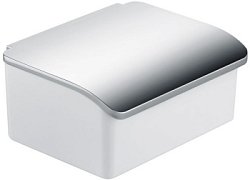 Контейнер для влажных салфеток Keuco Elegance 11667013000 хром/белый
